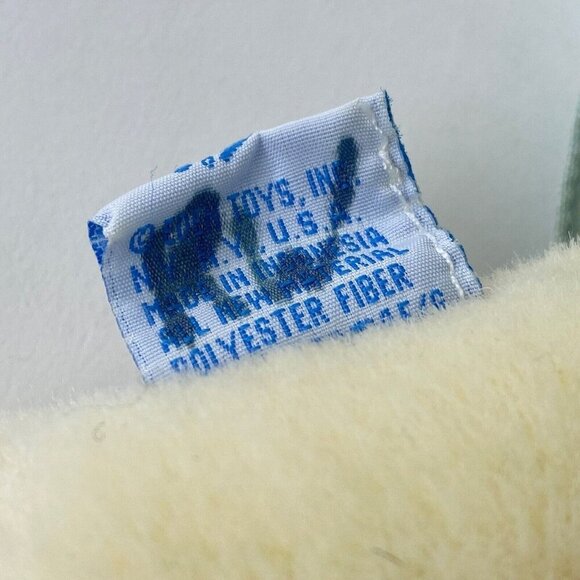 OshKosh B'Gosh Teddy Bear Plush Stuffed Animal, Eden Toys Blue Dress Vintage - Picture 7 of 8